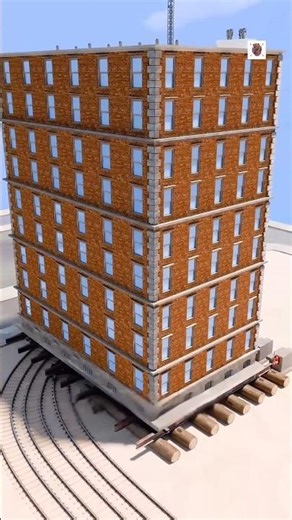 This Entire Building Was Moved and Rotated While People Were Still Inside 😱