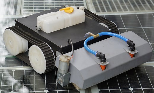 Solar Panel Cleaning Robot | Nevon Projects