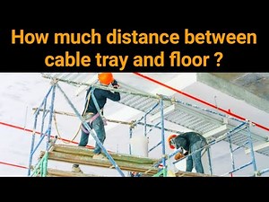 How to install electrical cable tray for power cables