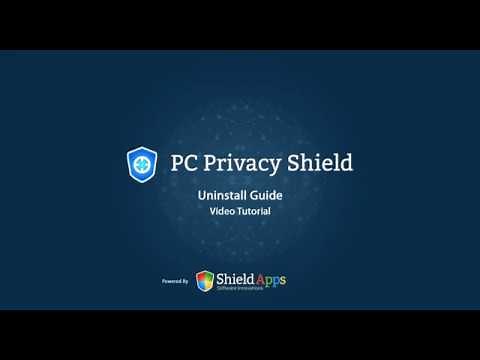 PC Privacy Shield - Uninstall