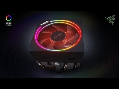 AMD Wraith Prism LED RGB Cooler Fan from Ryzen 7 2700X - Test