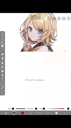 Rin My Artstyle - Digital Drawing Showcase