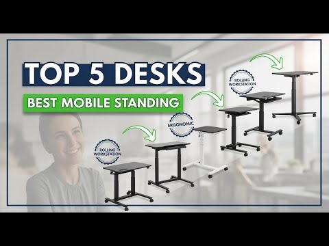 TOP 5 Best Mobile Standing Desks 2025 | An Ergonomic, Rolling Workstation for Any Space