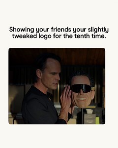 120K views · 359 reactions | Making revisions to your logo is fun when all you have to do is press a button. With GoDaddy Airo the possibilities are endless, so go ahead, hit the button 7 more times...maybe 8. | GoDaddy | Facebook