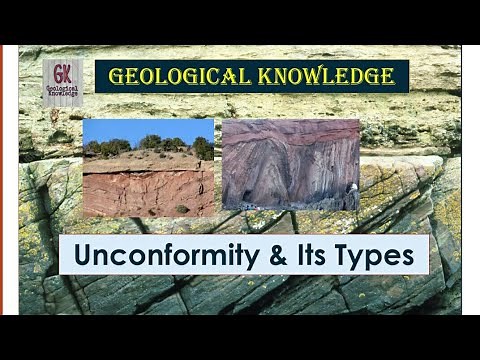 Unconformity and it's types. Structural Geology. Angular Unconformity, Nonconformity, Disconformity