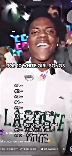 Top 10 white girl songs 💅🪩