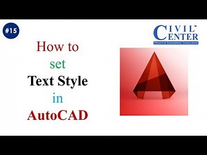 How to Change and Set Your Text Font in AutoCAD | Text style command in AutoCAD | [ TEXT STYLE ]