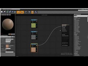 Create a landscape material for UE4
