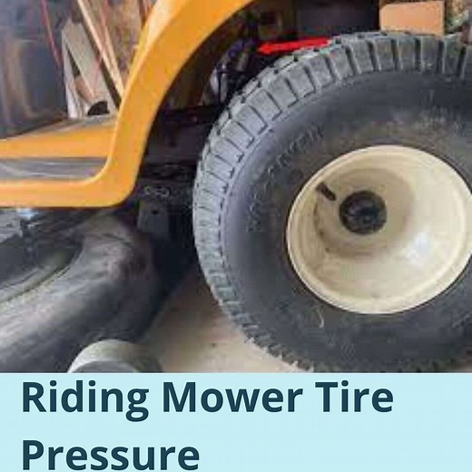 Riding Mower Tire Pressure: Every Size, Brand & Model - Revive Garden