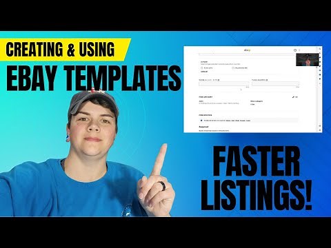 How to make and use Ebay listing templates. Faster listing!