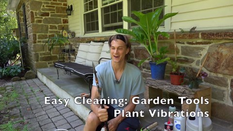 Easy garden tool cleaning & sharpening tutorial - essential to good gardening