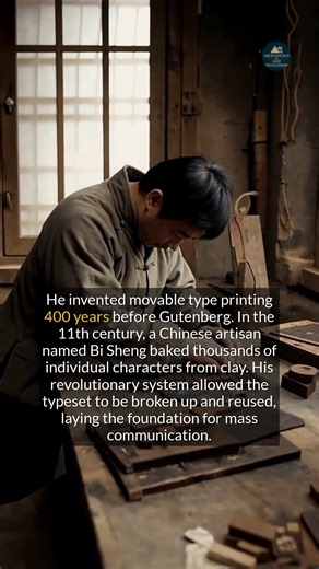 13K views · 173 reactions | Movable type was invented in 11th-century China, long before Gutenberg. | Archaeology and Lost Civilizations | Facebook