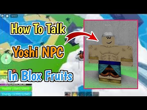 How To Talk To Yoshi NPC In Blox Fruits | How To Get Tomoe Ring In Blox Fruits | Roblox