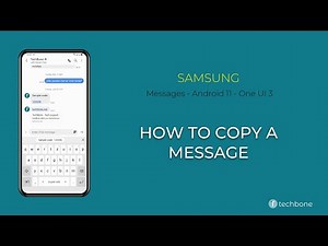 How to Copy a Message - Samsung Messages [Android 11 - One UI 3]