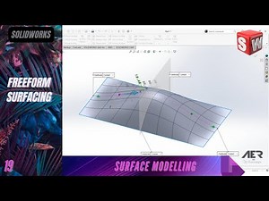 Freeform Surfacing | Surface Modeling | Solidworks Tutorial | Stage #19 Eng AER Int.