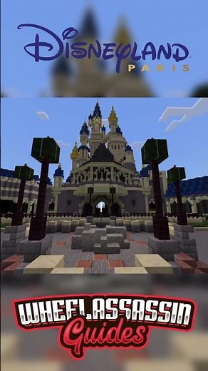 The Disneyland Paris Castle built in Minecraft!!