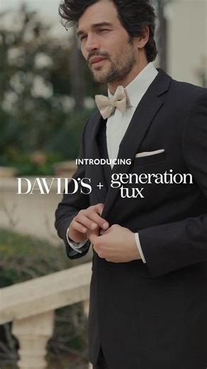 David's Bridal on Instagram: "Big news for the big day! 🤵‍♂️💍 @generationtux is now available at select @davidsbridal locations - your one-stop shop for the perfect wedding look. From saying yes to the dress to suiting up your groom, we’ve got your “I do” crew covered. ✨ Bonus for our Diamond Loyalty members: Rent 5 and the groom gets their suit or tux rental for FREE — plus get 20% OFF for a limited time—the best deal in the industry! Link in our bio to learn more."