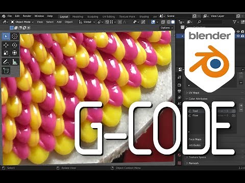 Generate G-code for 3D Printing with Blender