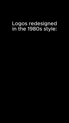 Logos redesigned in the 1980s style #logo #80s #google #netflix #adobe