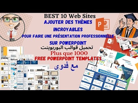 Free PowerPoint Templates: Ajouter des thèmes à une Présentation (TOP SITES)-أعد محاضرتك بجودة عالية