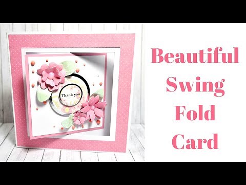 Beautiful Swing Fold Card 🌸