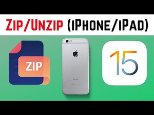 How to ZIP and UNZIP files on iPad/iPhone