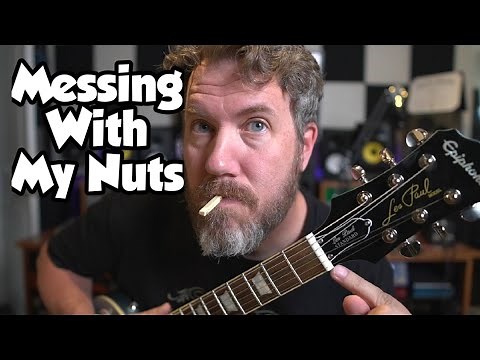 Changing Out A Nut On An Epiphone Les Paul Standard