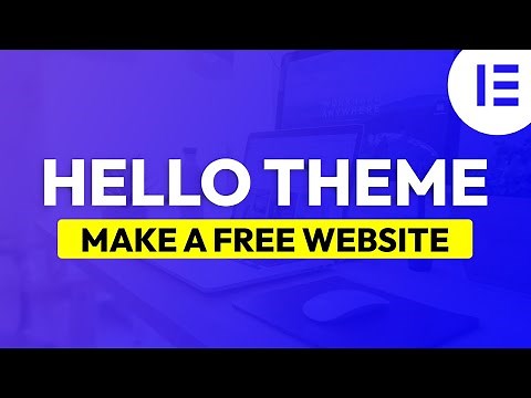 Hello Elementor Theme Tutorial: Create a FREE One Page Elementor Website in 2024