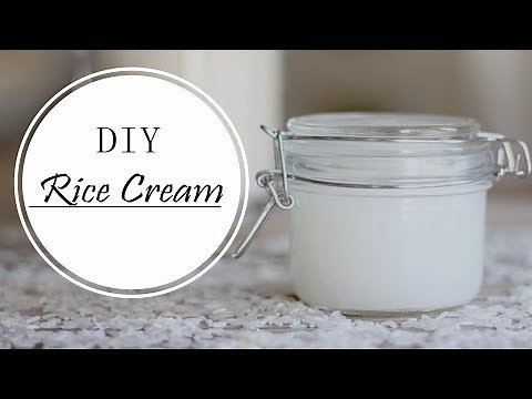 Korean Inspired DIY Rice Cream | Make Anti-Aging & Skin Whitening Rice Cream At Home