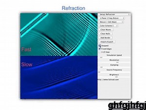 Ripple Tank Reflection Refraction on Make a GIF