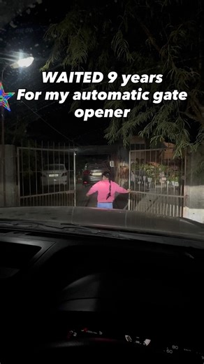 Ashish on Instagram: "Waited 9 years for my automatic gate opener 😅"