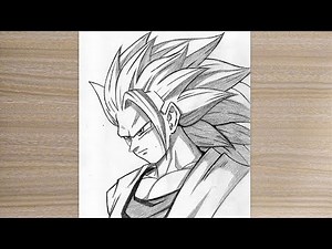 How to Draw Goku SSJ3 | Easy Step-by-Step Tutorial | dragon ball z