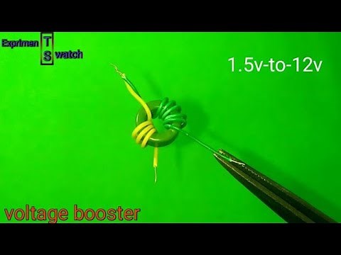 voltage booster 1.5v to 12v (part-2)