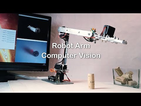 Arduino Robot arm with Computer Vision