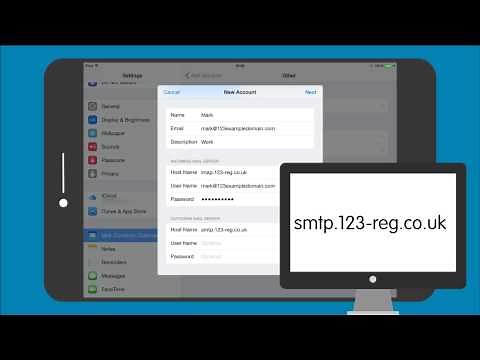 How to set up email on an iPad | 123-reg Support