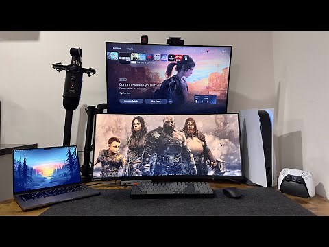 PS5 Gaming Desk Setup - Streamer Edition