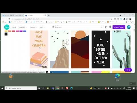 Canva Bookmarks