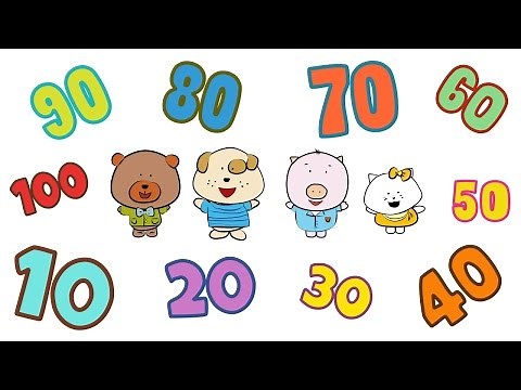Count 10-100 | Count by 10 Song | The Singing Walrus
