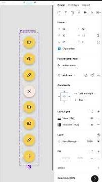 Create an action menu with smart animate in Figma