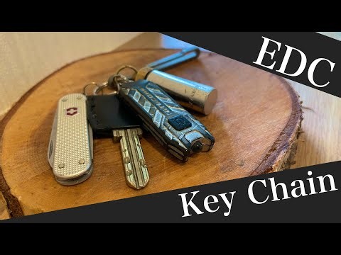 アウトドアでも邪魔にならない鍵束紹介【Key Chain EDC】