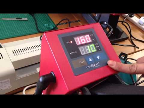HEAT PRESS SET UP