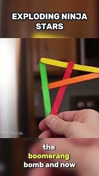 HOW TO MAKE EXPLODING NINJA STARS