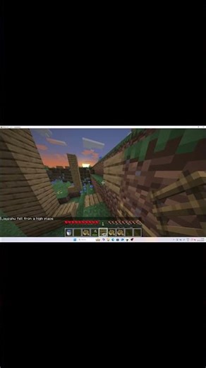 Insane Ladder Clutch in Minecraft