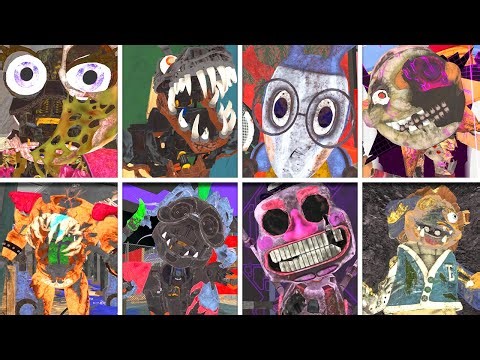 FNAF Security Breach RUIN DLC - All JUMPSCARES in BRIGHT Mode