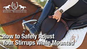7 comments | Adjusting your stirrups seems simple enough, but it can put you in a vulnerable place if not done correctly. Get advice from sponsored rider Amanda Garcia on how to adjust your stirrups safely while mounted ☑️ #ProTips For more from Amanda, head to the videos tab on our page to meet this hunter jumper trainer and her husband Ronnie, who is a team roper. We love when disciplines collide! | Riding Warehouse | Facebook