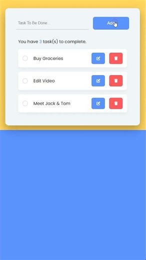 To Do List App Javascript