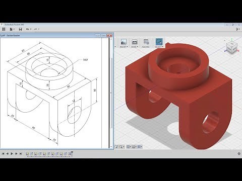 Fusion 360 Training Exercises for Beginners - 2 | Fusion 360 Modeling for Beginners