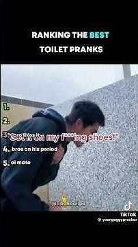 Ranking The Best Toilet Pranks 🤣 Pt. 2
