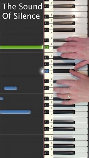 The Sound of Silence Piano Tutorial #shorts