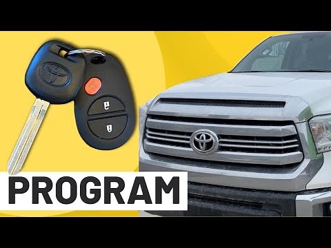 Program Toyota Tundra Key & Remote (2010-2020+) Easy How To